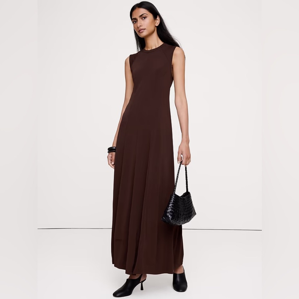 NWT! Banana Republic Matte Jersey Paneled Maxi Dress - Size XS